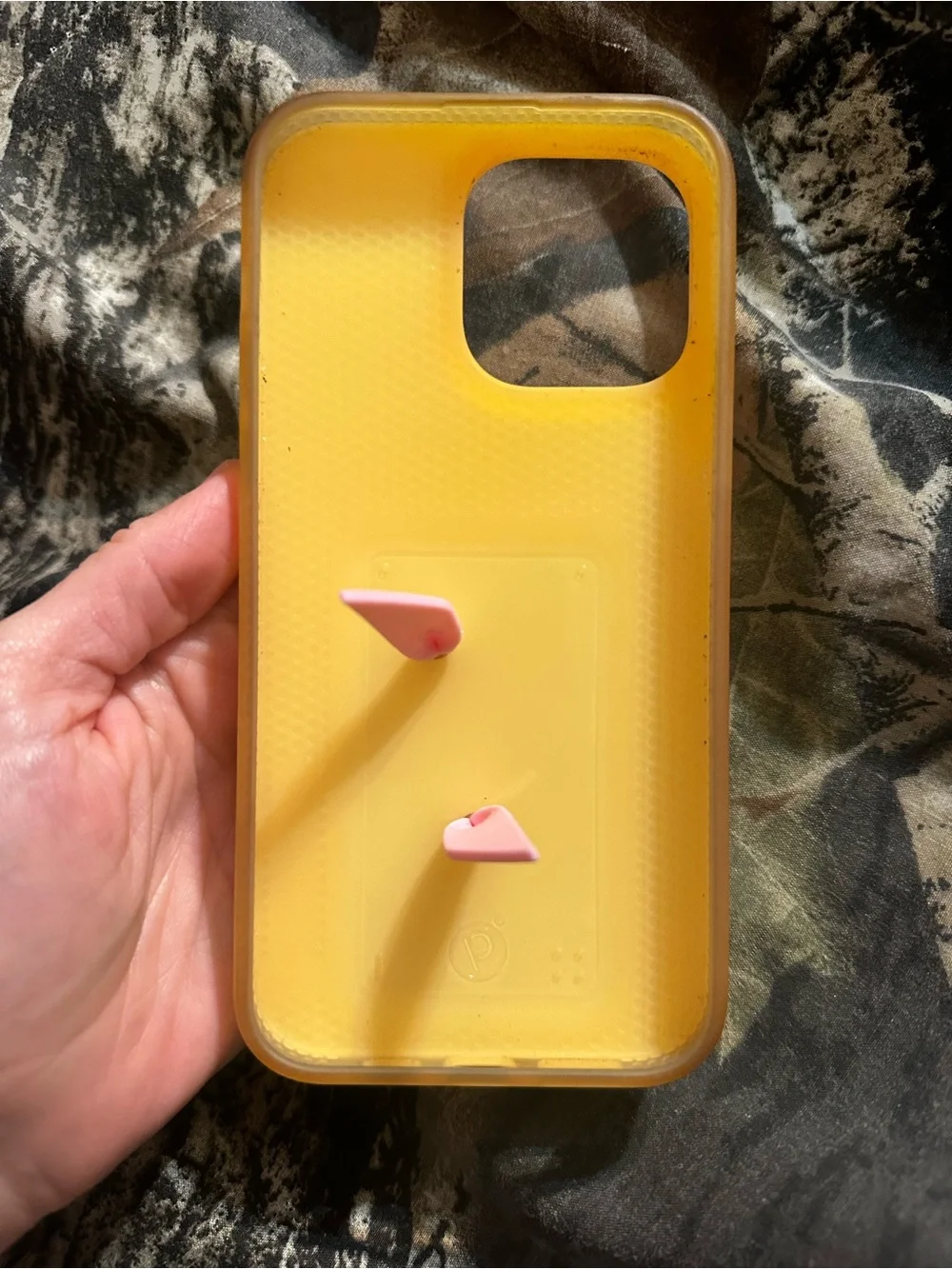 Loopy Case Yellow Floral Gingham Phone Case iPhone 14 Pro Max